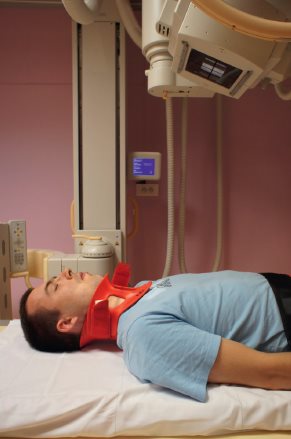 Rachis cervical – Incidence de face en décubitus (traumatique)