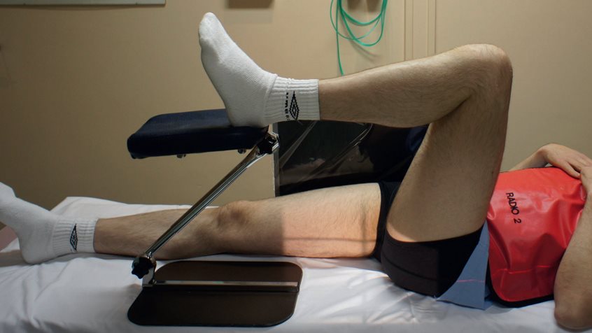 Incidence de profil latéral en décubitus dorsal (traumatisme)